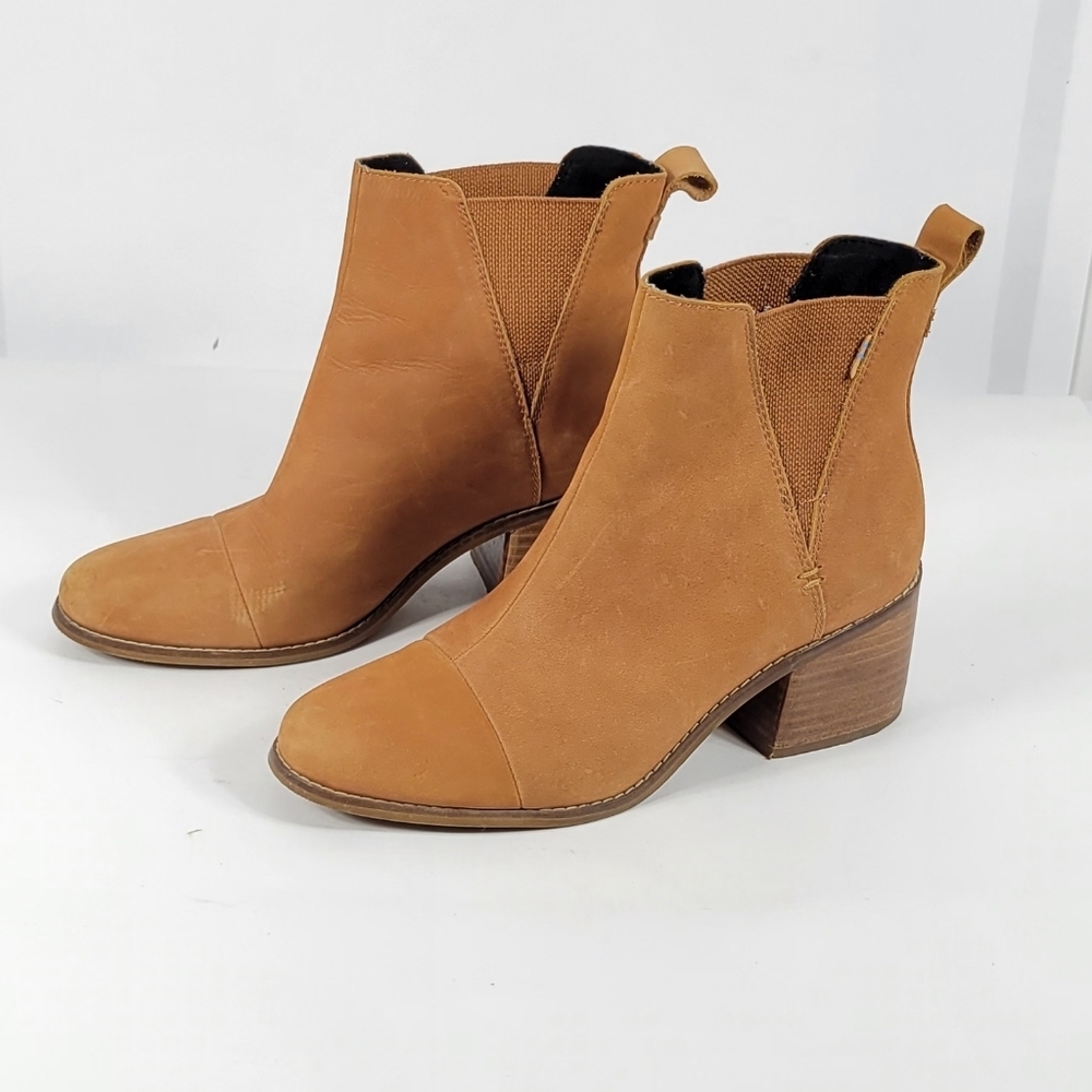 Toms Camel Ankle Booties #815 Size 9.5